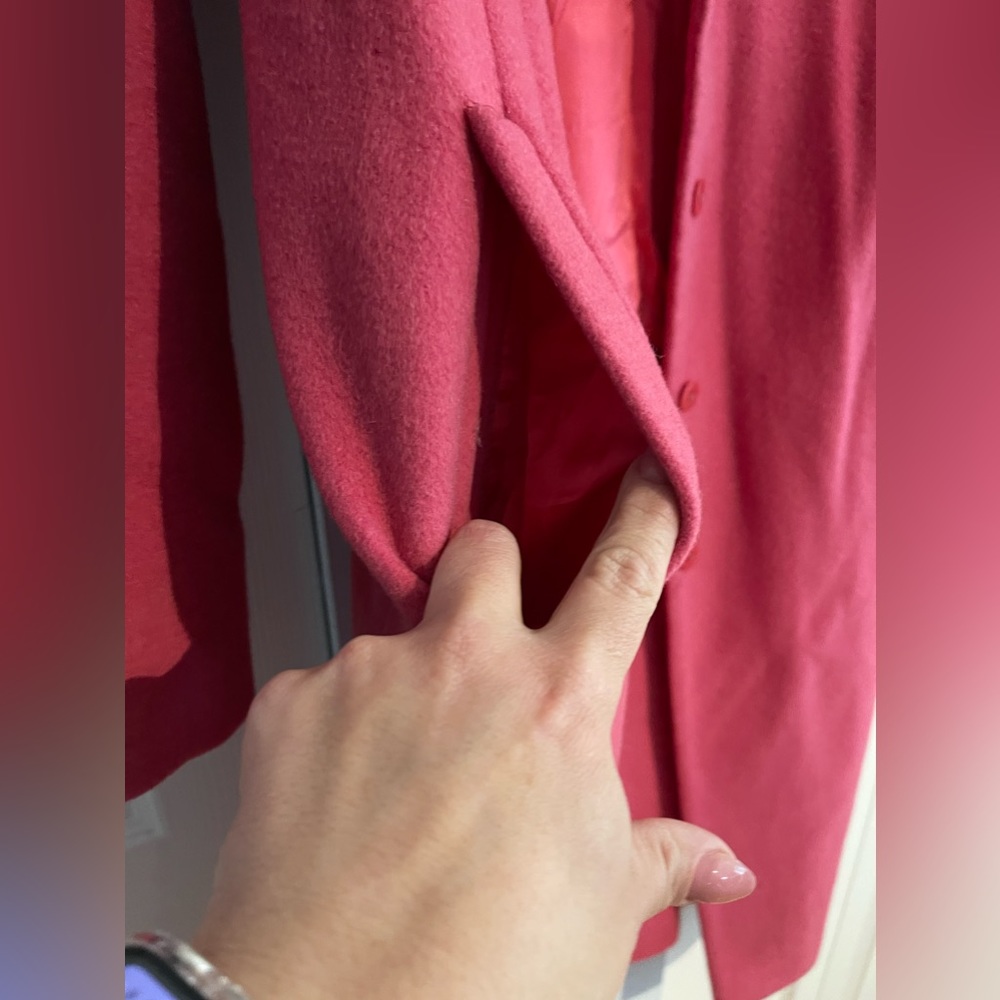 Pink wool jacket - Picture 6 of 9